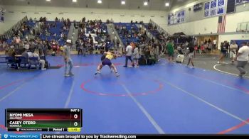 150 lbs Semifinal - Nyomi Mesa, Hillcrest vs Casey Otero, Norwalk