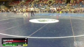 145 lbs Cons. Round 2 - Madelyn Roth, Minot vs Aubrey King, Fargo