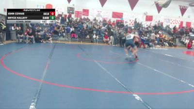 144 lbs Cons. Semi - Bryce Hallett, Bellarmine Prep vs John Covais, Shelton