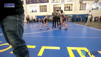 95 lbs Rr Rnd 1 - Harper Flowers, Chickasha Youth Wrestling vs Zadayah Adams, Lone Grove Takedown Club