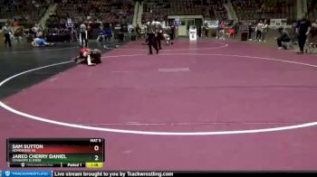 132 lbs Quarterfinal - Sam Sutton, Homewood Hs vs Jared Cherry Daniel, Stanhope Elmore