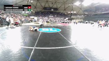 Boys 1B/2B 113 Semifinal - Abraham Montealegre, Forks vs Anthony Torres, Granger