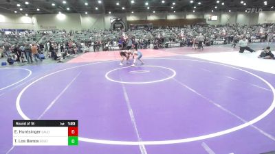 95 lbs Round Of 16 - Evan Huntsinger, Caldwell WC vs Titan Los Banos, Gold Rush Wrestling