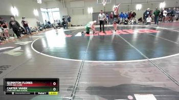 285 lbs Champ. Round 2 - Quinnton Flores, Lewis And Clark vs Carter Vanek, Lakeland High School