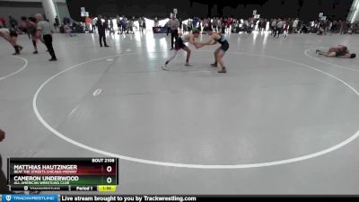 150 lbs Champ. Round 1 - Cameron Underwood, All American Wrestling Club vs Matthias Hautzinger, Beat The Streets Chicago-Midway