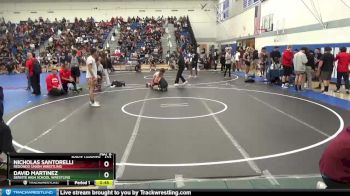 132 lbs Cons. Round 2 - Nicholas Santorelli, Redondo Union Wrestling vs David Martinez, Servite High School Wrestling