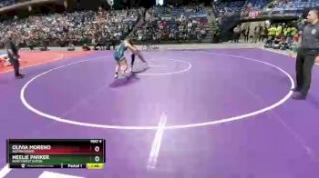 6A - 119 lbs 1st Place Match - Neelie Parker, Northwest Eaton vs Olivia Moreno, Austin Bowie