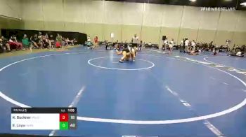 150 lbs Rr Rnd 5 - Kassandra Buckner, Mojo Grappling Academy Girls vs Emily Loya, Untouchable Mollywhoppers