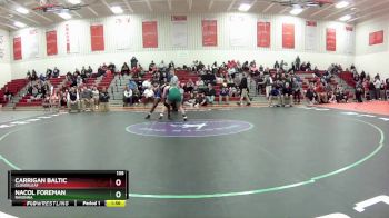 135 lbs 1st Place Match - Carrigan Baltic, Cloverleaf vs NaCol Foreman, Ravenna