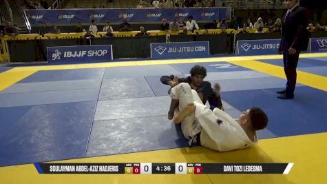 Davi Tozi Ledesma vs Soulayman Abdel-Aziz Hadjeris 2026 Pan Jiu Jitsu IBJJF Championship