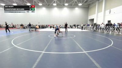 152 lbs Consi Of 32 #1 - Zac Scott, KY vs Christopher Mcclurg, RI