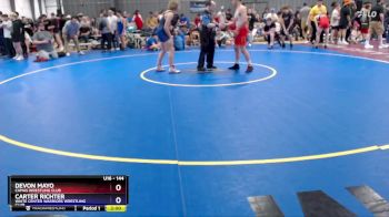 144 lbs Cons. Round 2 - Devon Mayo, Camas Wrestling Club vs Carter Richter, White Center Warriors Wrestling Club