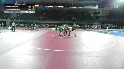 157 lbs Quarterfinal - Kaden Martinez, Ponderosa vs Noah Porter, Tracy