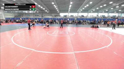 120 lbs 3rd Place - Lillian Rumsey, PA vs Madalyn Deiter, MT