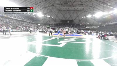 Girls 1B/2B/1A 235 Quarterfinal - Aubrey Newberry, Kiona Benton (Girls) vs Abril Alvarado, Cashmere (Girls)
