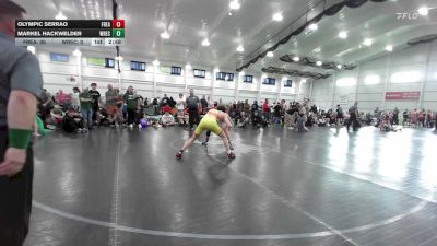 146 lbs Quarterfinal - Olympic Serrao, Freakztyle Wrestling - HS vs Markel Hackwelder, Wrecking Crew - HS
