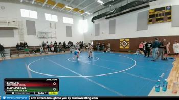 98 lbs Cons. Semi - Levi Lipe, Cody Middle School vs Mac Morgan, Lovell Middle School