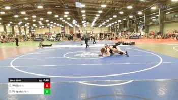 170 lbs Consi Of 16 #2 - CJ Walton, PA vs Dillon Fitzpatrick, VA