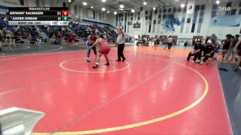 285 lbs Champ. Round 1 - Xavier Jordan, Central Union vs Anthony Salvaggio, Steele Canyon