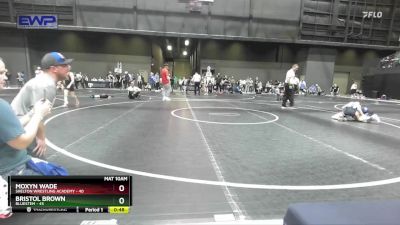 61 lbs Cons. Round 3 - Moxyn Wade, Shelton Wrestling Academy vs Bristol Brown, Bluestem