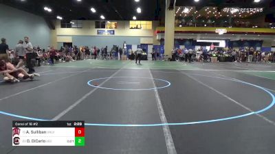 184 lbs Consi Of 16 #2 - Alex Sulliban, UNLV vs Denton DiCarlo, South Carolina