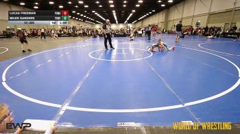 52 lbs Quarterfinal - Lucas Freeman, POWA 9U vs Miles Sanders, Powerhouse Elite 9U