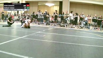 132 lbs Consi Of 8 #2 - Evan Cavazos, Immanuel vs Marley Hogai, Livewire