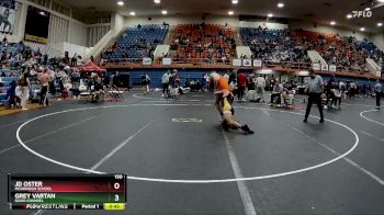150 lbs Cons. Round 5 - JD Oster, McDonogh School vs Grey Vartan, Good Counsel