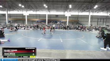 190 lbs Quarterfinal - Blaise Turner, East Idaho Elite vs Noah Brock, Star Middle School