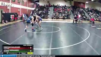 138 lbs Cons. Round 3 - Ethan Hernandez, Durango vs Cristian Ballenger, Cheyenne