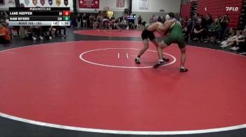 150 lbs Cons. Round 2 - Sam Myers, CR Kennedy vs Lane Kieffer, Dubuque Hempstead