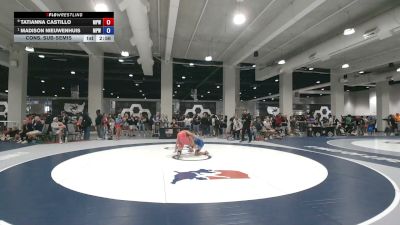 105 lbs Cons. Sub-semis - Tatianna Castillo, Michigan Premier WC vs Madison Nieuwenhuis, Michigan Premier WC