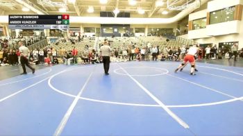 155 lbs 3rd Place Match - Jazmyn Simmons, Mountain Ridge vs Amber Kunzler, Timpanogos