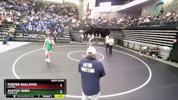 144 lbs Cons. Round 2 - Easton Gines, Syracuse vs Porter Baclayon, Layton