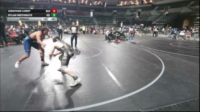 160 lbs Final - Jonathan Lundy, West Deptford vs Dylan Reithmayr, Red Nose