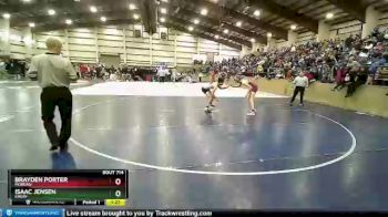 126 lbs 1st Place Match - Isaac Jensen, Emery vs Brayden Porter, Morgan