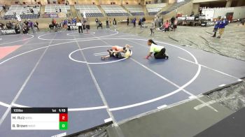 109 lbs Rr Rnd 5 - Mikey Ruiz, Wesley WC vs Bryson Brown, West Amarillo WC