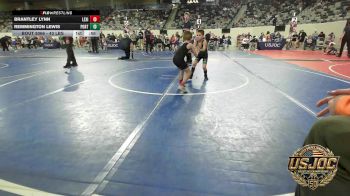 43 lbs Consi Of 8 #1 - Brantley Lynn, Lexington Wrestling Club vs Remmington Lewis, Port City Wrestling