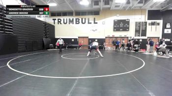 215 lbs Quarterfinal - Benedetto Graziosi, Greenwich vs Andrew Mikosz, Southington