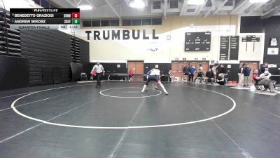 215 lbs Quarterfinal - Benedetto Graziosi, Greenwich vs Andrew Mikosz, Southington