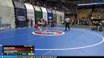 135 lbs Cons. Round 1 - Kate Grubbs, Sikeston vs Maria Ignatova, Ft. Zumwalt West