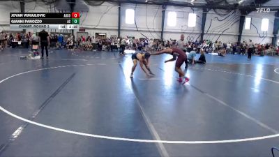 Silver 157 lbs Champ. Round 2 - Jovan Vukajlovic, Augsburg College vs Gianni Panozzo, Augustana (IL)