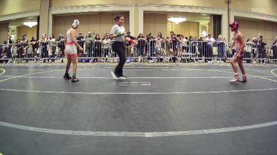 114 lbs Final - Kingkade Moreno Cormier, Team Aggression vs Eden Berrelleza, Savage House WC