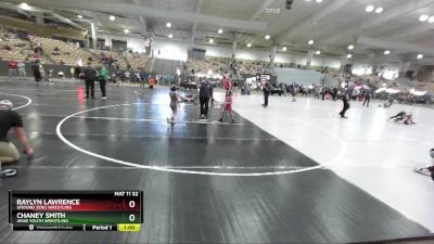 58 lbs Cons. Round 3 - Raylyn Lawrence, Ground Zero Wrestling vs Chaney Smith, Arab Youth Wrestling