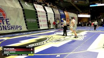 215 Class 1 lbs Quarterfinal - Rylan Kuhn, St. Pius X (Kansas City) vs Scout Gooch, Marceline