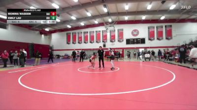 131 lbs Round 3 (3 Team) - Emily Lau, Santa Rosa College vs Momina Waseem, Santa Ana College