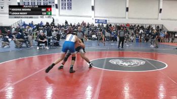 113 lbs Round Of 32 - Krishna Mishra, Newington vs Logan Reddy, Fairfield Ludlowe