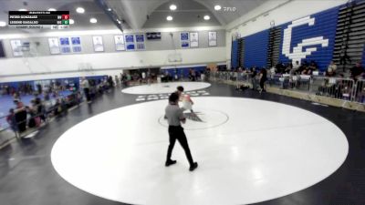 132 lbs Champ. Round 2 - Legend Bagalso, Upland High School vs Peter Gonzalez, Mat Warriors