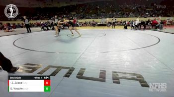 5A - 135 lbs Quarterfinal - Zoe Zucca, CLEVELAND vs Gage Vaughn, CADDO