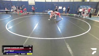 175 lbs Quarterfinal - Jackson Guenzler-Soda, WI vs Brody Kelly, IL